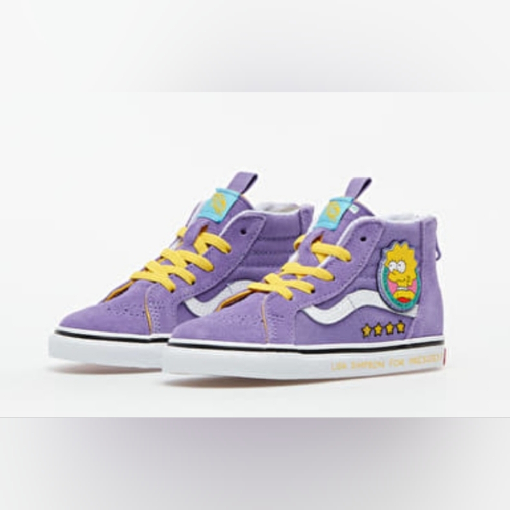 Vans The Simpsons Lisa for President Sk8 Hi Top Sneakers